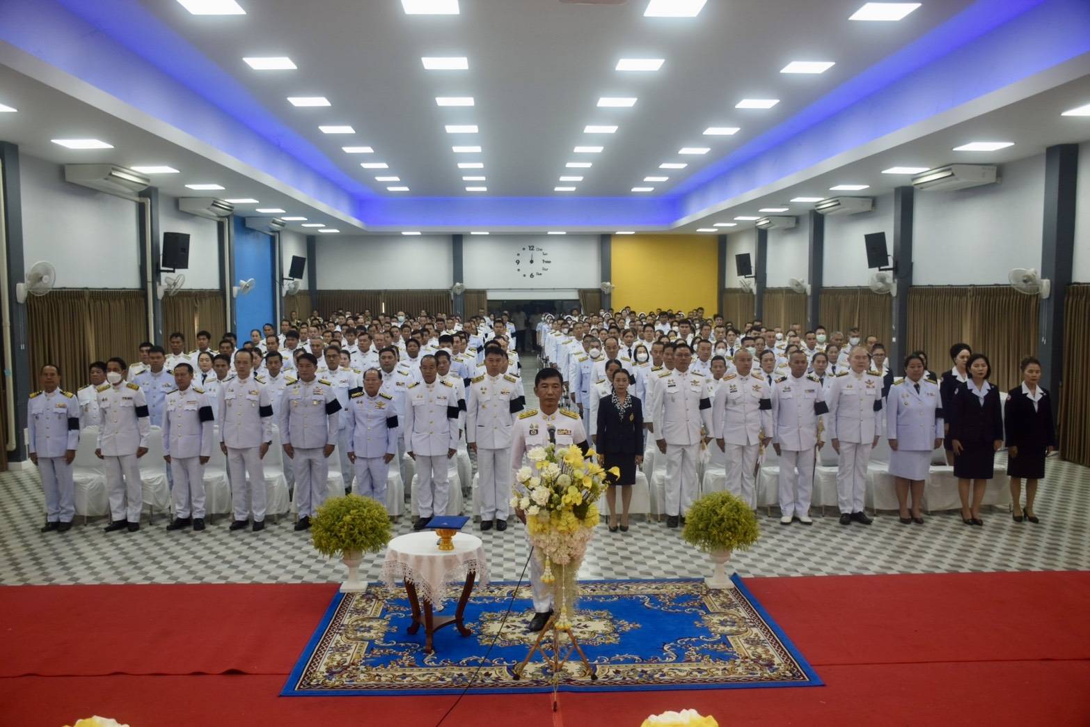 สำนักงานพัฒนาชุมชนอำเภอเชียงของ ร่วมพิธีวางพานพุ่มถวายราชสักการะเนื่องใน "วันจักรี" ประจำปี 2569 